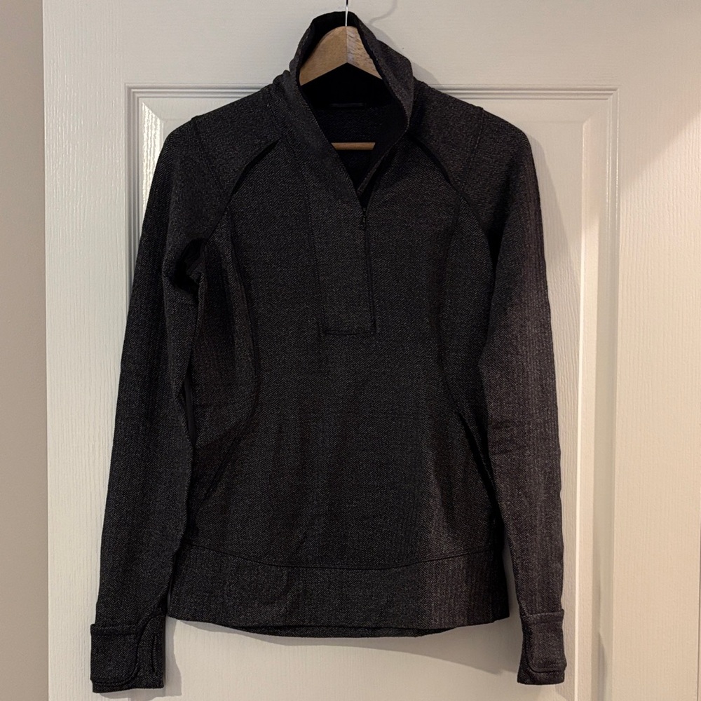 Lululemon Black Quarter-Zip Pullover